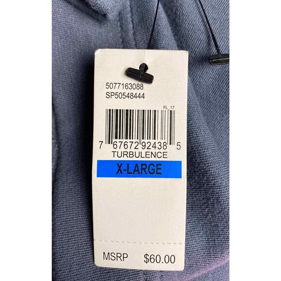 VAN HEUSEN CLASSIC FIT FLEX NATURAL STRETCH‎ TURBULENCE Gray SWEATSHIRT SIZE Xl - Picture 9 of 9